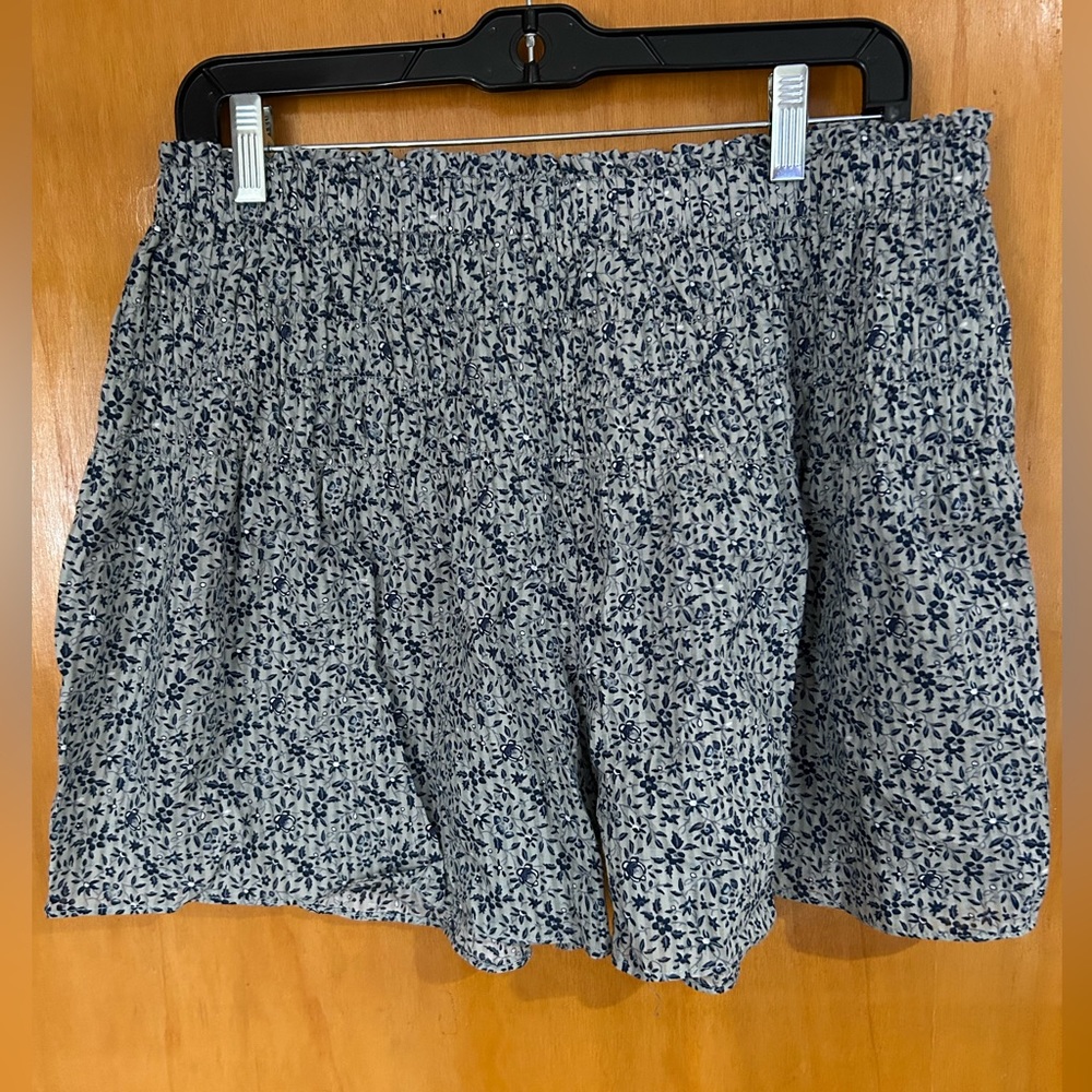 Madewell Smocked pull on floral shorts in Florentine Floral